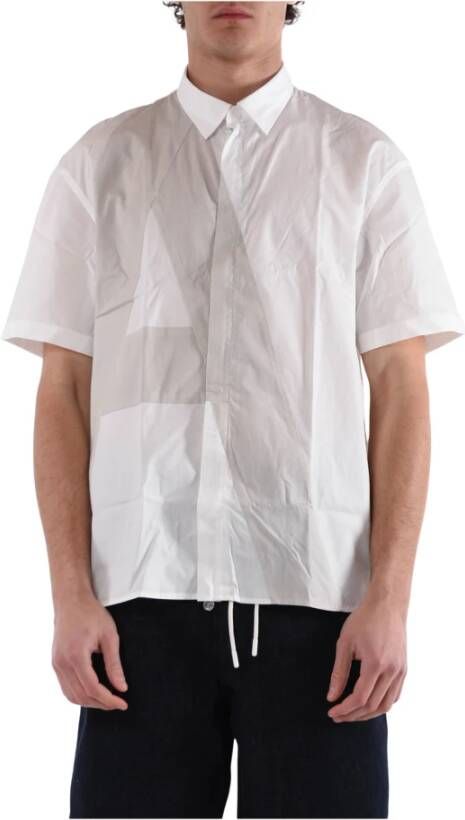 Armani Short Sleeve Shirts Wit Heren