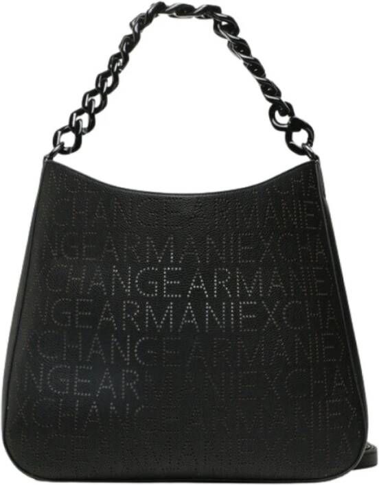 Armani Exchange Dames Hobo Tas Zwart Dames