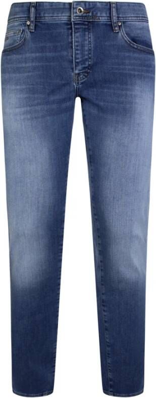 Armani Exchange Skinny Trousers Blauw Heren