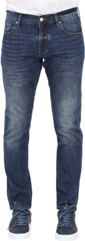 Armani Exchange Casual 5-Pocket Regular Fit Jeans Blauw Heren