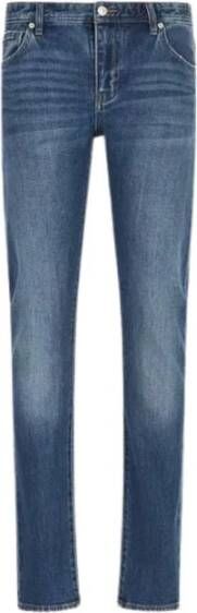Armani Exchange 5 Zakken Jeans Blue Heren