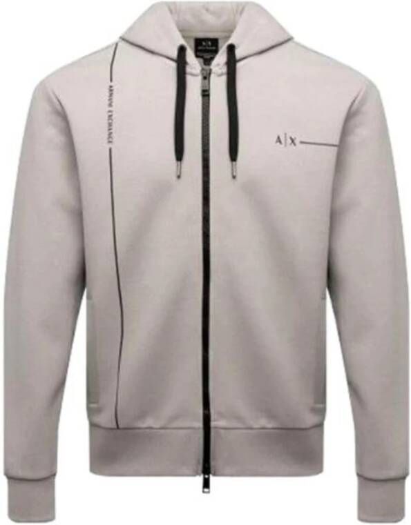 Armani Exchange Grijze Stijlvolle Sweatshirt voor Heren Gray Heren