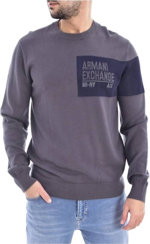 Armani Exchange Sweatshirt Grijs Heren
