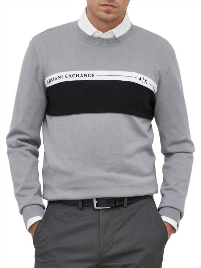 Armani Exchange Grijze Heren Trui 3Rzm1Czmq7Z Grijs Heren