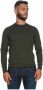 Armani Exchange Groene trui met lange mouwen en geborduurd logo Green Heren - Thumbnail 1