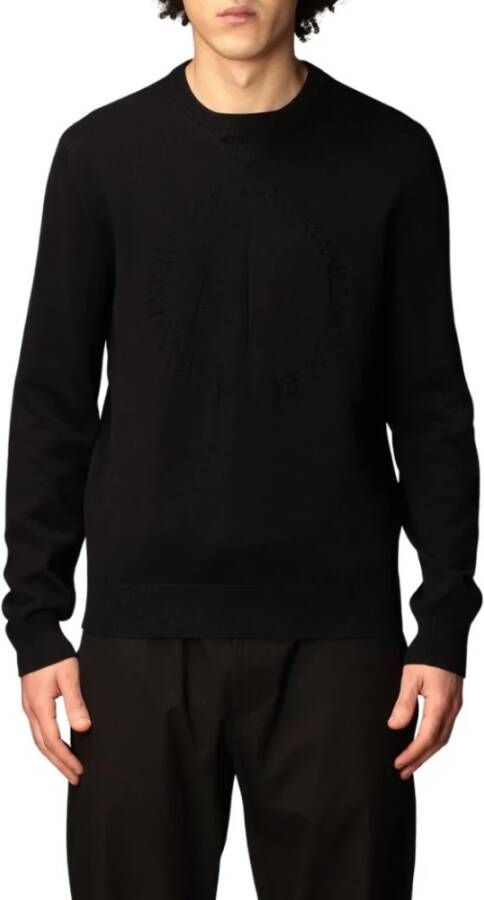 Armani Exchange Zwarte Katoenen Sweatshirt voor Heren Black Heren