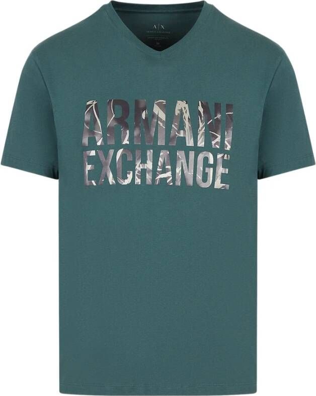 Armani T-shirt Exchange Groen Heren