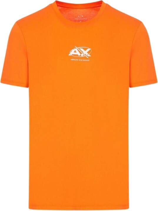 Armani T-Shirts Oranje Heren