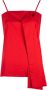 Armani Exchange Elegant Rood Mouwloos Topje Red Dames - Thumbnail 1