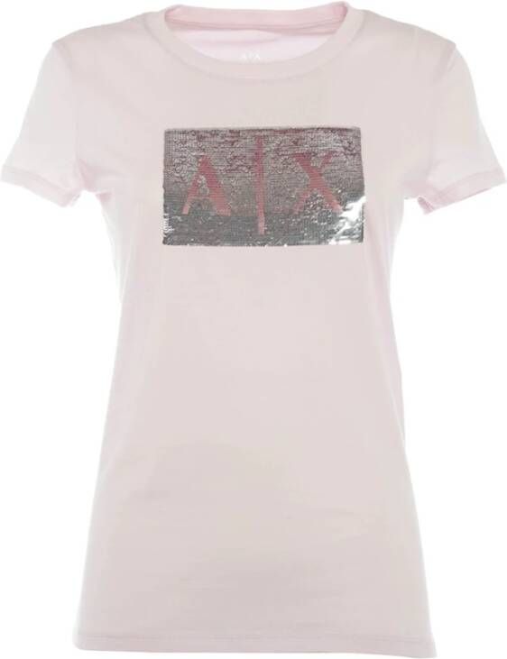 Armani T-Shirts Roze Dames