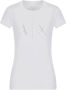 Armani Exchange Slim Fit T-Shirt White Dames - Thumbnail 1