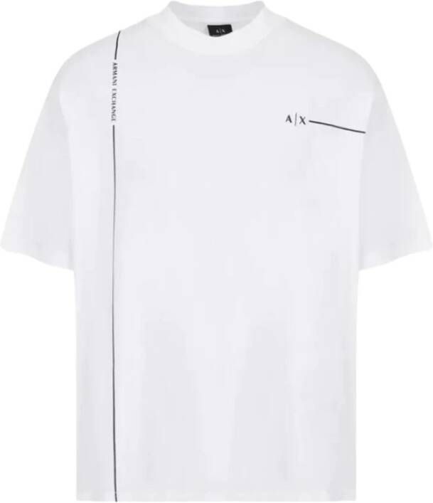 Armani Exchange Basis T-Shirt Wit Heren