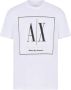 Armani Exchange Klassiek T-shirt voor heren Wit Heren - Thumbnail 1