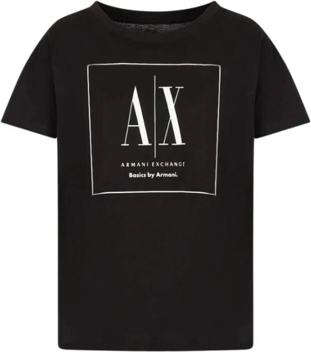 Armani Exchange Stijlvolle T-Shirt voor Heren Zwart Dames