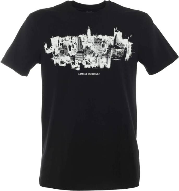 Armani T-Shirts Zwart Heren