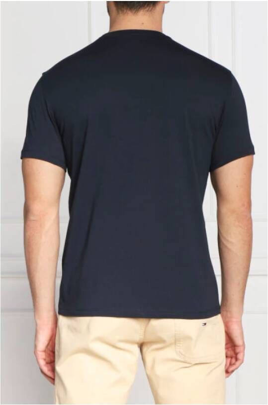 Armani Exchange Basis T-Shirt Blauw Heren