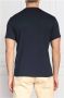 Armani Exchange Basis T-Shirt Blauw Heren - Thumbnail 3