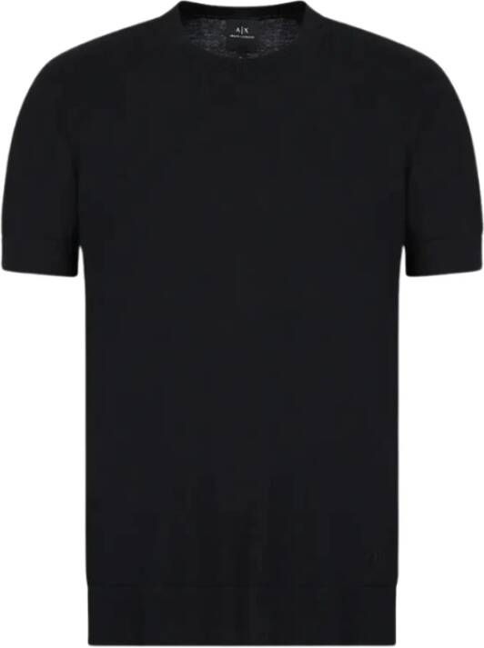 Armani Exchange Basis T-shirt Black Heren
