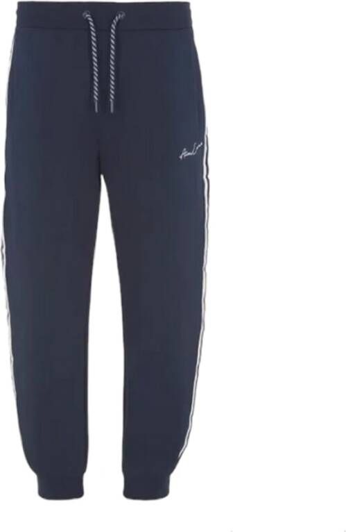 Armani Trousers Blauw Heren