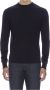 Armani Exchange Blauwe Wol Jersey T-Shirt Mannen Blue Heren - Thumbnail 6