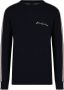 Armani Exchange Klassieke en veelzijdige trui met authentiek logo Blauw Heren - Thumbnail 1