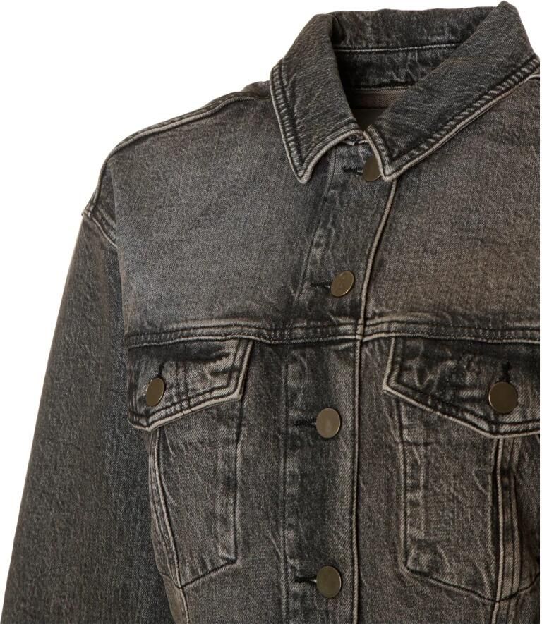 ARMEDANGELS Oversized Denim Jacket met Kent Kraag Gray Dames - Foto 2