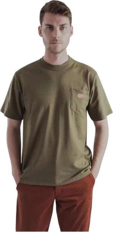 Armor-Lux armor lux heritage katoen t-shirt Groen Heren