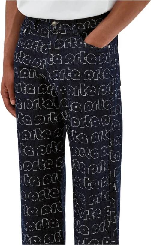 Arte Antwerp Pantalone Paul Allover Blauw Heren