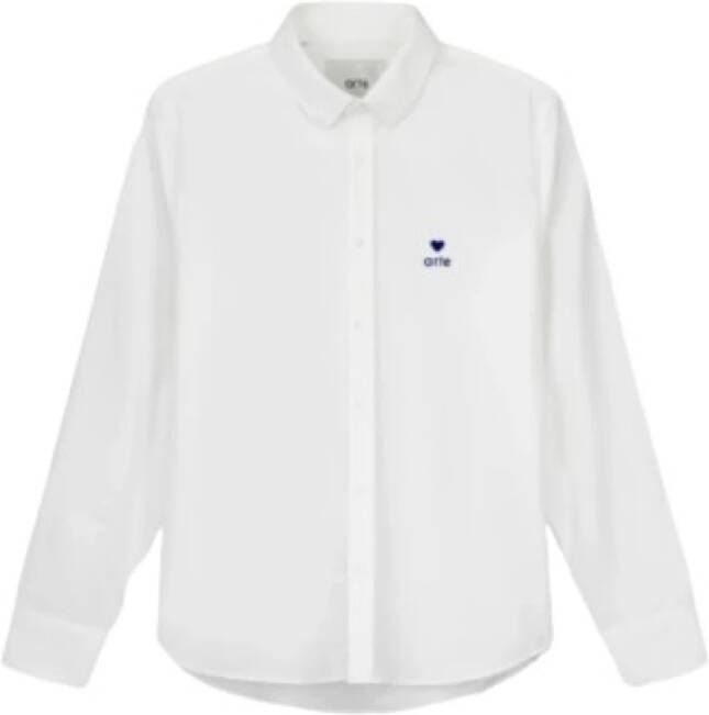 Arte Antwerp Hart Patch Shirt Wit White Heren