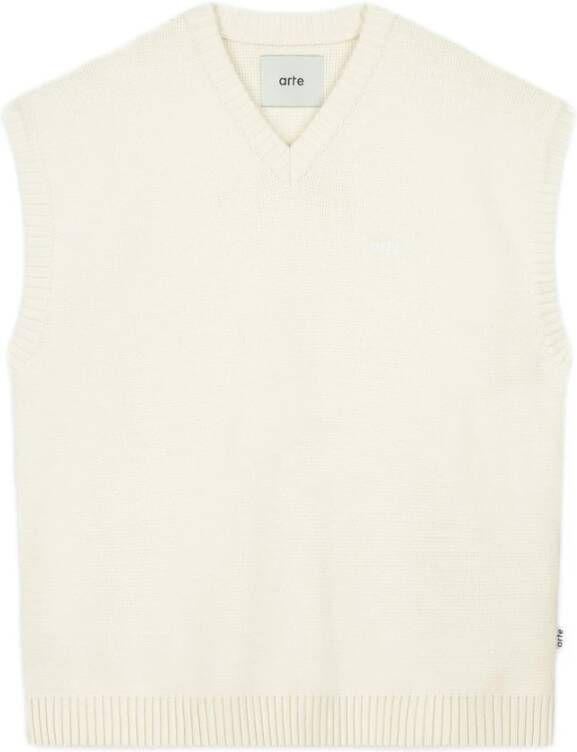 Arte Antwerp Sleeveless Knitwear Beige Heren