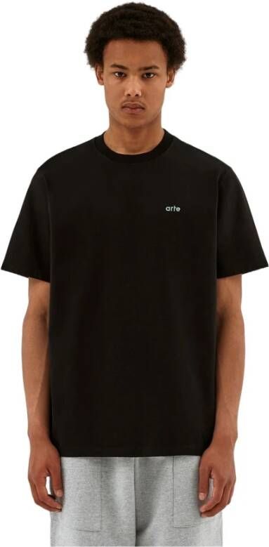 Arte Antwerp T-Shirt Print Zwart Heren