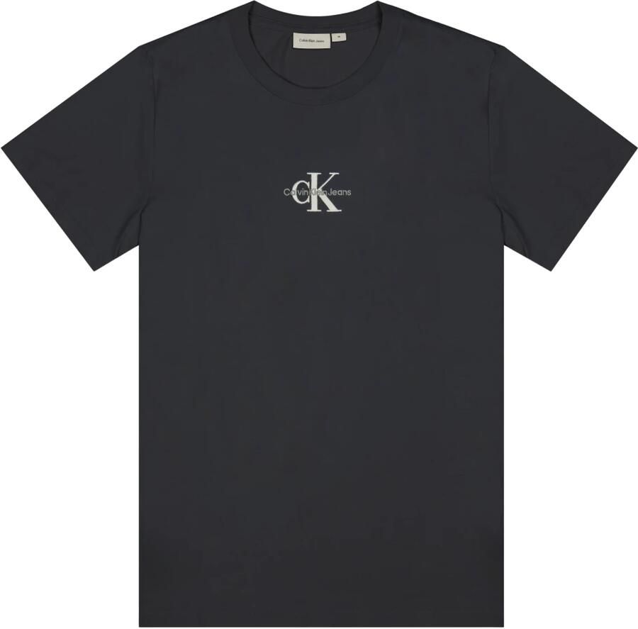 Calvin Klein Jeans Grijze Katoenen T-shirt met Ronde Hals Gray Heren - Foto 3