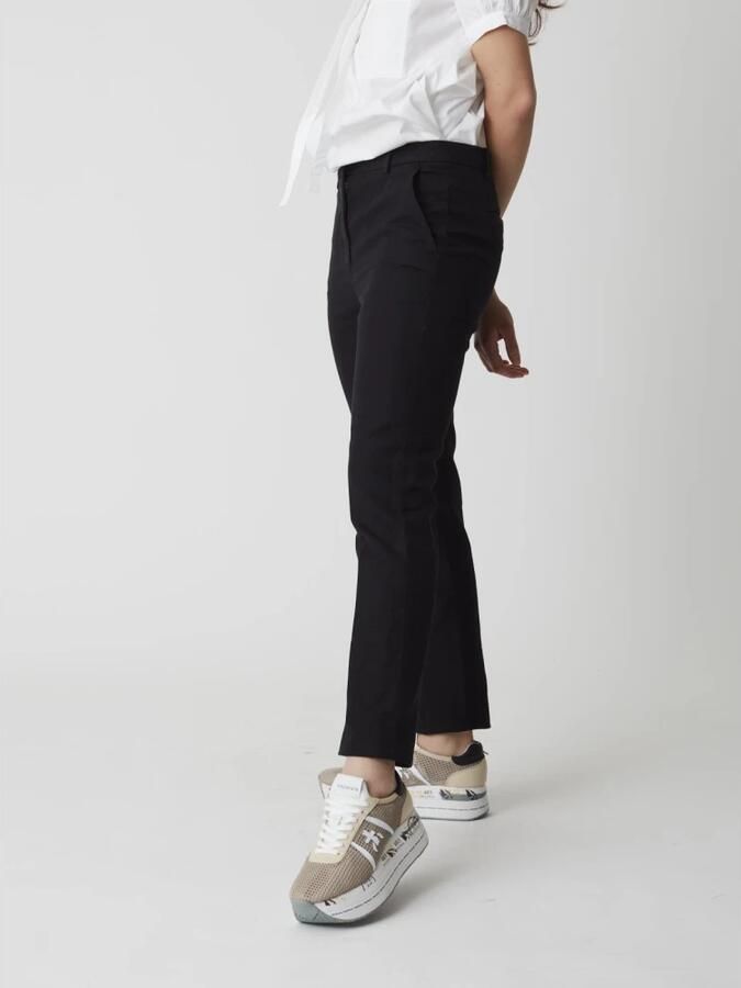 Aspesi Casual Katoenen Broek Black Dames - Foto 2