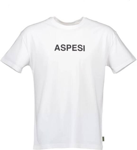 Aspesi Basic 2 T-Shirts Wit White Heren