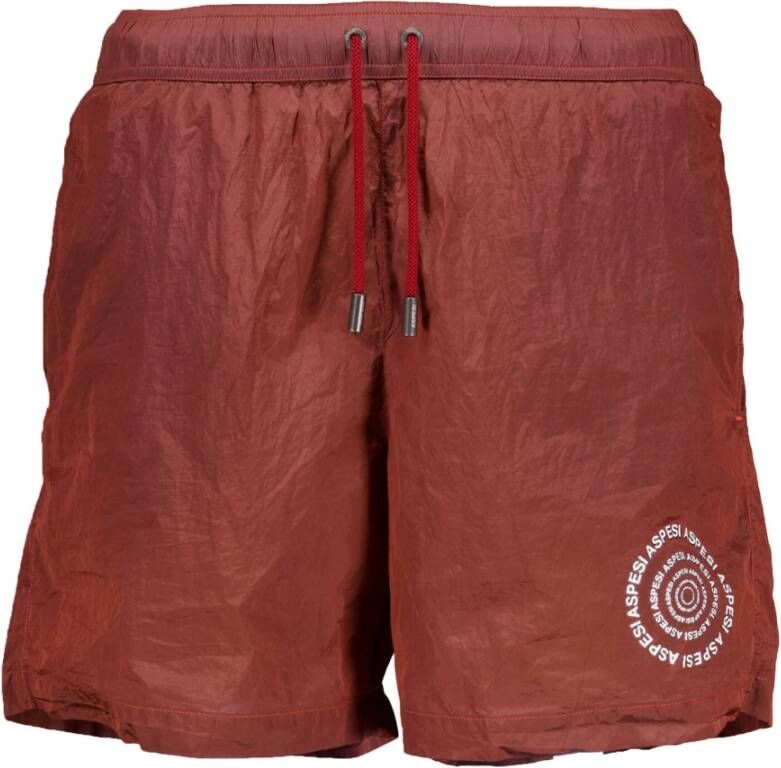 Aspesi Basic 2 Zwembroek Rood Asp1Mbm02 Rood Heren