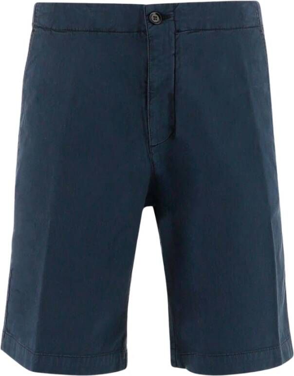 Aspesi Blauwe Shorts met NorHeren Taille voor Heren Blauw Heren