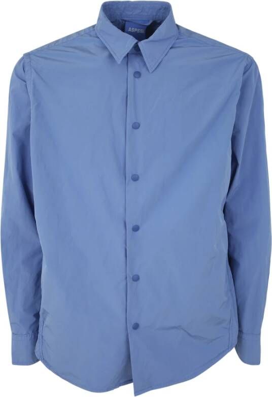 Aspesi Casual overhemd Blauw Heren