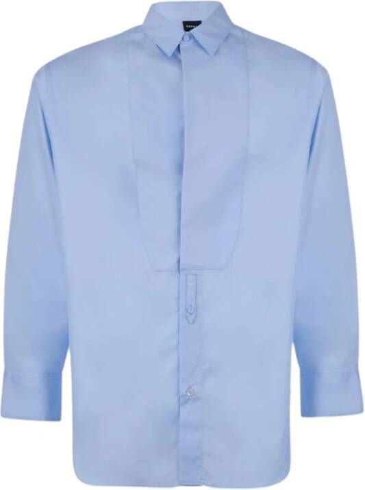 Aspesi Casual Overhemd Mod.g605 Blauw Heren