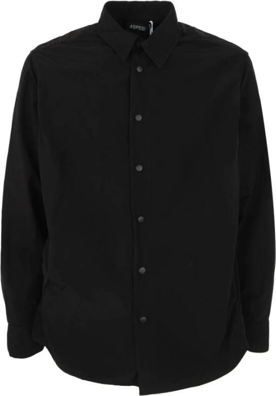 Aspesi Casual Overhemd Zwart Heren
