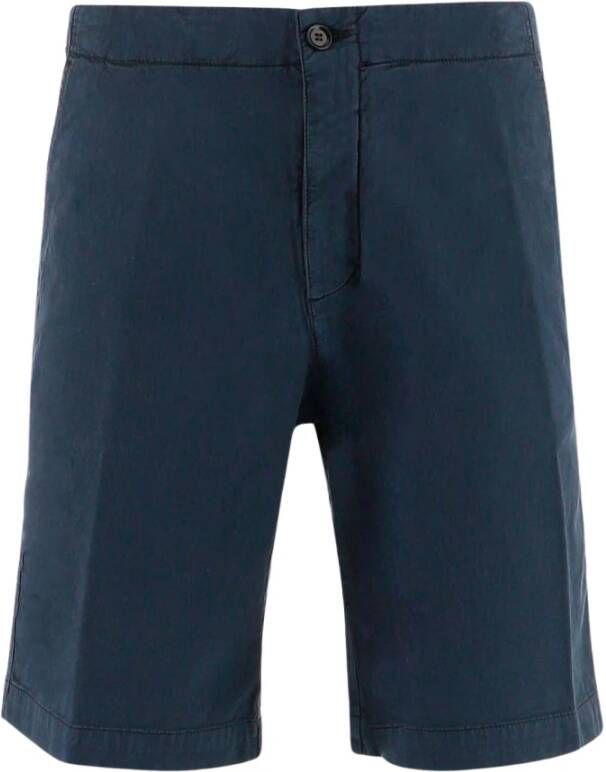 Aspesi Blauwe Shorts met NorHeren Taille voor Heren Blauw Heren