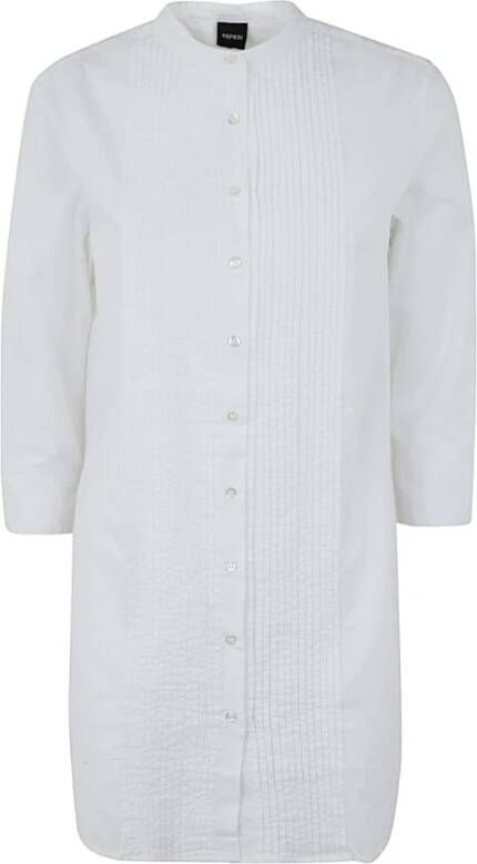 Aspesi Comfortabele Chic MOD 5437 Shirt White Dames