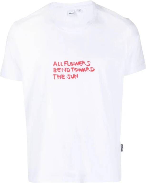 Aspesi Comfortabele en stijlvolle T-shirts voor mannen Wit Heren