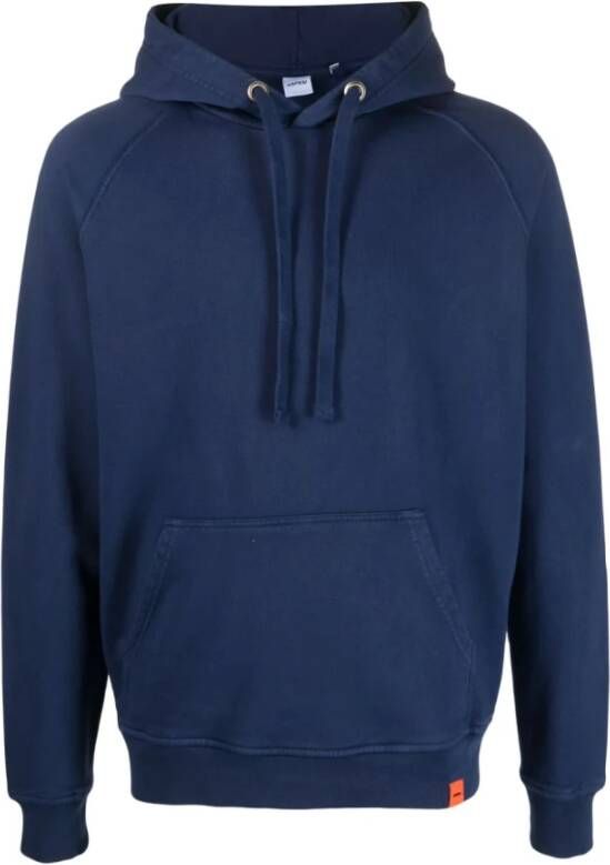 Aspesi Comfortabele katoenen hoodie Blauw Heren