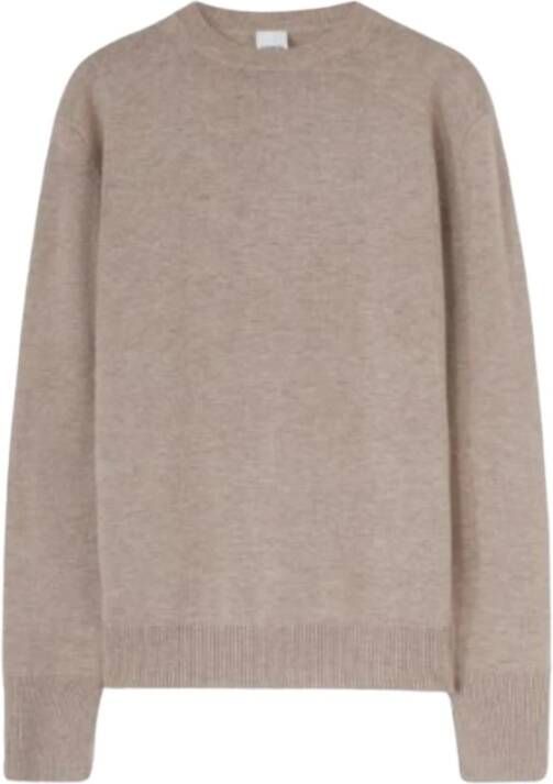 Aspesi Creweck Sweater in Super Geelong Wool Mod.M174 Grootte: 48 kleur: beige Heren
