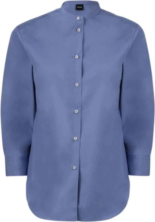 Aspesi Dames Overhemd Mod.5445 Blauw Dames