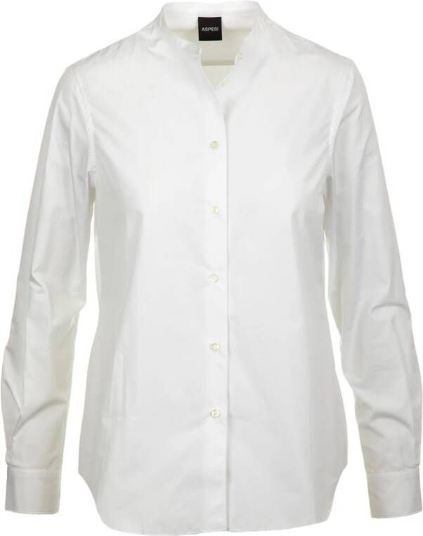 Aspesi Elegante en Comfortabele Overhemdencollectie White Dames