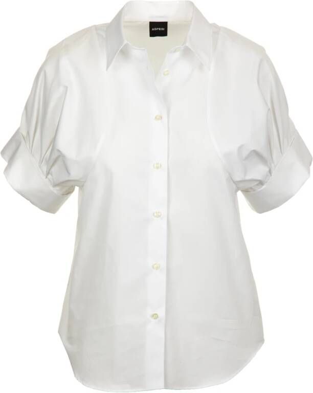 Aspesi Elegante en Comfortabele Overhemdencollectie White Dames