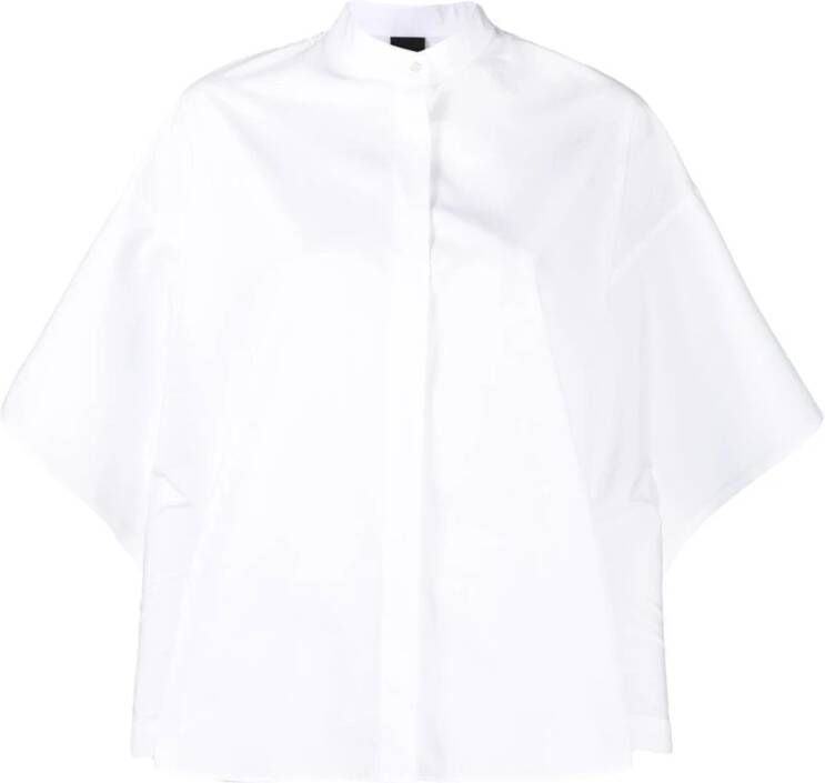 Aspesi Feminine en stijlvolle oversized shirt voor de zomer White Dames