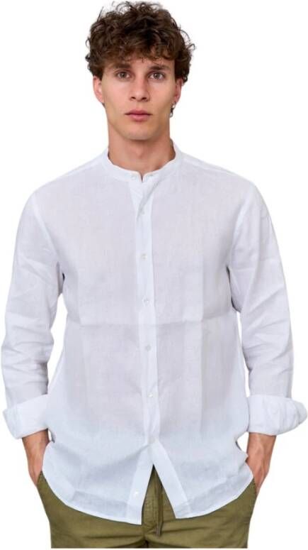 Aspesi Formele Overhemden Upgrade je formele look met s 85072 Bianco Camicia Wit Heren
