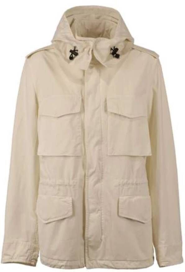 Aspesi Witte Field Jacket voor Beige